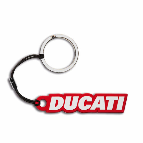 ** NOUVEAUTÉ 2025 ** PORTE-CLÉS CAOUTCHOUC DUCATI LOGO